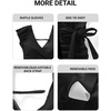 Tempt Me Women Plus Size One Piece Swimsuits – Tummy Control Bathing Suits 2025 Color Block Swimwear(Black a)