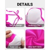 High Waisted Underwire Bikini Sets – Women 2025 Two Piece Swimsuits Halter Bathing Suits with Tummy Control Bottom(Hot Pink)