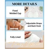 High Waisted Underwire Bikini Sets – Women 2025 Two Piece Swimsuits Halter Bathing Suits with Tummy Control Bottom(White)