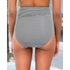 Tempt Me High Waisted Bikini Swimsuit Bottom – Women’s Tummy Control Bathing Suit Bottoms Swim Bottom 2025 Swimwear(Stripe)