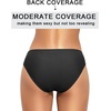 Tempt Me Women Bikini Bottom Full Coverage Bathing Suit Bottoms Swimsuit Bottom(Black-2)