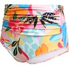 Tempt Me Women High Waisted Bikini Bottom Retro Ruched Swim Bottom Shirred Tankinis Brief(Colorful Floral)