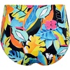 Tempt Me Women High Waisted Bikini Bottom Retro Ruched Swim Bottom Shirred Tankinis Brief(Colorful Leaves)