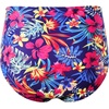 Tempt Me Women High Waisted Bikini Bottom Retro Ruched Swim Bottom Shirred Tankinis Brief(Floral)