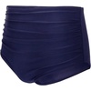Tempt Me Women High Waisted Bikini Bottom Retro Ruched Swim Bottom Shirred Tankinis Brief(Navy Blue)