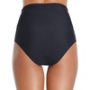 Tempt Me Women Retro High Waisted Bikini Bottoms Tummy Control Swimsuit Bottoms(Black)