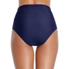 Tempt Me Women Retro High Waisted Bikini Bottoms Tummy Control Swimsuit Bottoms(Blue)