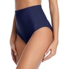 Tempt Me Women Retro High Waisted Bikini Bottoms Tummy Control Swimsuit Bottoms(Blue)