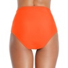 Tempt Me Women Retro High Waisted Bikini Bottoms Tummy Control Swimsuit Bottoms(Orange)