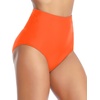 Tempt Me Women Retro High Waisted Bikini Bottoms Tummy Control Swimsuit Bottoms(Orange)
