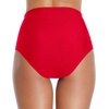 Tempt Me Women Retro High Waisted Bikini Bottoms Tummy Control Swimsuit Bottoms(Red 1)