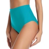 Tempt Me Women Retro High Waisted Bikini Bottoms Tummy Control Swimsuit Bottoms(Turquoise)
