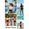 Tempt Me Womens High Cut High Waisted Bikini Bottoms Tummy Control Bathing Suit Bottoms Swim Bottom Swimsuit Bottom(Black)
