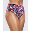 Tempt Me Womens High Cut High Waisted Bikini Bottoms Tummy Control Bathing Suit Bottoms Swim Bottom Swimsuit Bottom(Colorful Floral)