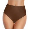 Tempt Me Women’s High Waist Bikini Bottom – Full Coverage Bathing Suit Swim Bottom 2025 Swimsuit Swimwear(Brown)