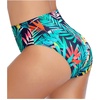 Tempt Me Women’s High Waist Bikini Bottom – Full Coverage Bathing Suit Swim Bottom 2025 Swimsuit Swimwear(Colorful Leaves)