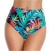 Tempt Me Women’s High Waist Bikini Bottom – Full Coverage Bathing Suit Swim Bottom 2025 Swimsuit Swimwear(Colorful Leaves)