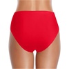 Tempt Me Women’s High Waist Bikini Bottom – Full Coverage Bathing Suit Swim Bottom 2025 Swimsuit Swimwear(Red)