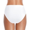 Tempt Me Women’s High Waist Bikini Bottom – Full Coverage Bathing Suit Swim Bottom 2025 Swimsuit Swimwear(White)