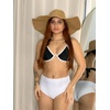 Tempt Me Women’s High Waist Bikini Bottom – Full Coverage Bathing Suit Swim Bottom 2025 Swimsuit Swimwear(White)