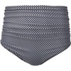 Tempt Me Women High Waisted Bikini Bottom Retro Ruched Swim Bottom Shirred Tankinis Brief(1 Stripe)