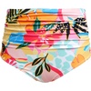 Tempt Me Women High Waisted Bikini Bottom Retro Ruched Swim Bottom Shirred Tankinis Brief(Colorful Floral)
