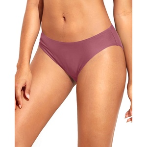 Tempt Me Women Bikini Bottom Full Coverage Bathing Suit Bottoms Swimsuit Bottom(Blush Red)
