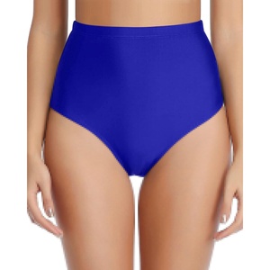 Tempt Me Women Retro High Waisted Bikini Bottoms Tummy Control Swimsuit Bottoms(Royal Blue)