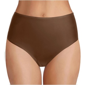 Tempt Me Women’s High Waist Bikini Bottom – Full Coverage Bathing Suit Swim Bottom 2025 Swimsuit Swimwear(Brown)