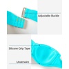 Bandeau Bikini Tops for Women – Strapless Swim Top Only Twist Front Bathing Suit Tops(Aqua)