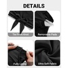 Crop Top Swim Bathing Suit – Women Bikini Swimsuit Top High Neck Bra Tie Knot Top Only 2025(Black)