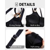 Tempt Me Two Piece Tankini Set Swimsuits for Women Tummy Control Bathing Suit One Shoulder Swimwear with Bikini Bottoms(Black-o Ring)