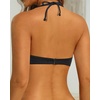 Tempt Me Women Bandeau Bikini Top Strapless Swim Tops Tube Halter Swimsuit Top Only(Black)
