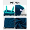 Women Tankini Swimsuits with Skirt – Two Piece Swimsuit Tummy Control Bathing Suits 2025 Swimwear(Teal and Green)