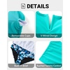 Women Tankini Swimsuits with Skirt – Two Piece Tummy Control Bathing Suit V-Wired 2025 Swimwear(Mint Green Floral)