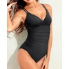 Women’s High-Legged V-Neck Sexy One Piece Swimsuits