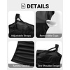 Women’s Swimsuit Tankini Top Only – One Shoulder Swim Top Tummy Control Bathing Suit No Bottom 2025 Swimwear(Black White)