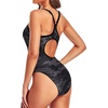 Tempt Me Athletic One Piece Swimsuits for Women | Training, Sport, Racerback, Keyhole, Adjustable straps, Full coverage(Camo)