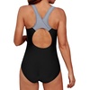 Tempt Me Two Piece Vintage Bikini +Athletic One Piece Swimsuits for Women