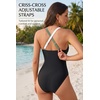Women Sexy Mesh Cutout One Piece Swimsuit Tummy Control Bathing Suit 2026 | Removable Pads, Adjustable Straps, Crisscross, Twist Front, V Neck, Push Up