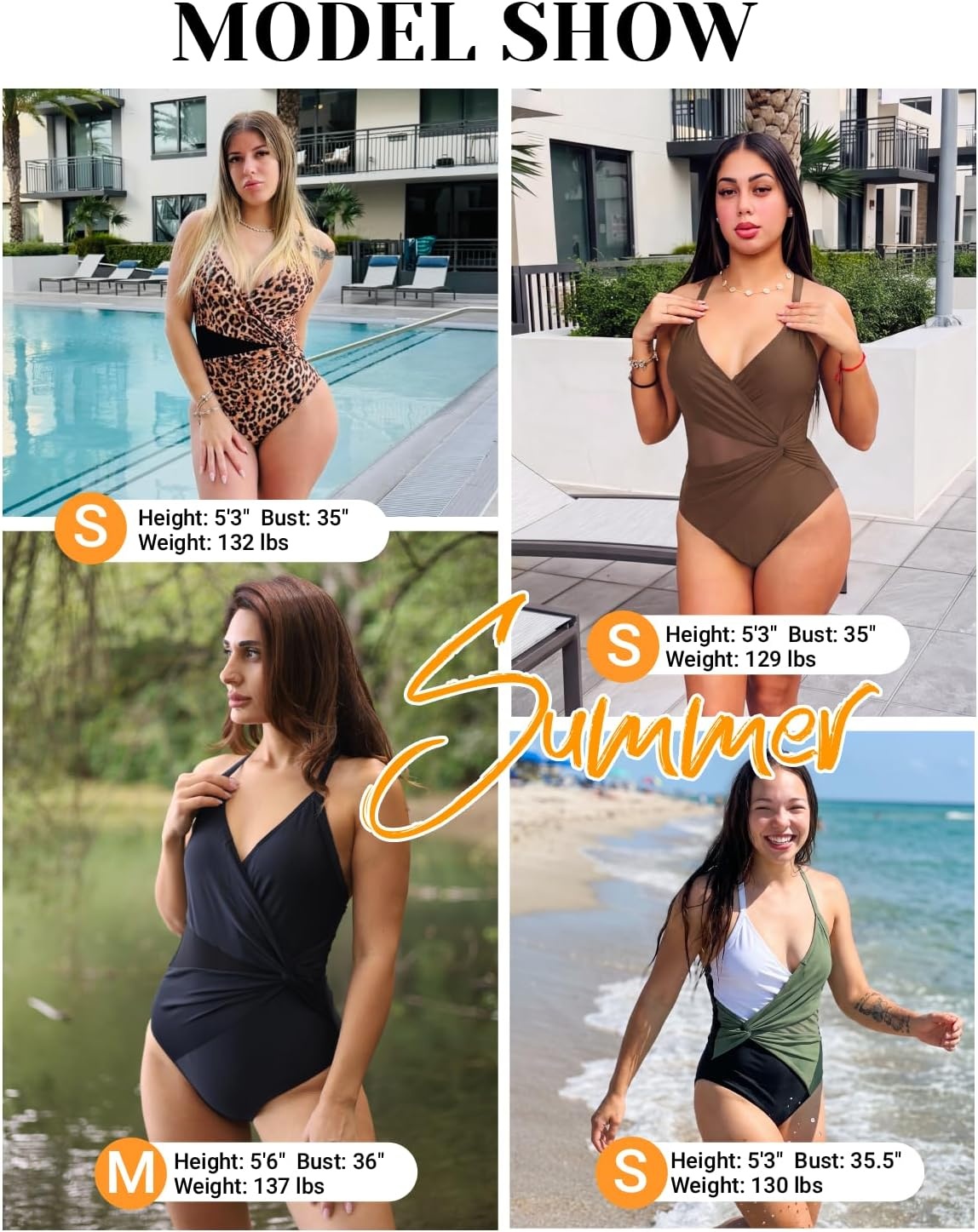 image:imageWomen Sexy Mesh Cutout One Piece Swimsuit Tummy Control Bathing Suit 2026Black