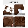 Women One Piece Swimsuits Ruched Slimming Bathing Suits Vintage Swimwear(Brown)