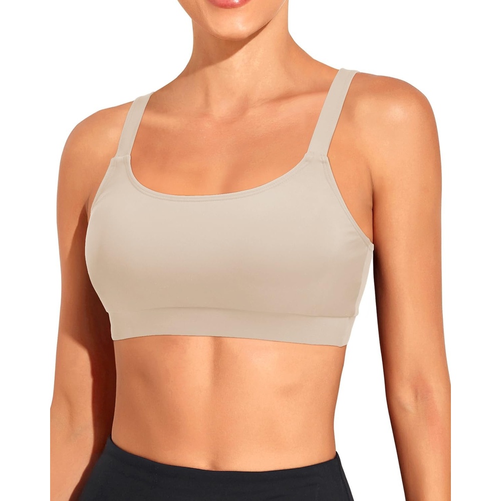 image:imageTempt Me Women Sports Bra Swim Crop Tops OnlyBeige