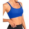 Tempt Me Women Sports Bra Swim Crop Tops Only(Blue)