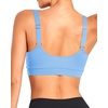 Tempt Me Women Sports Bra Swim Crop Tops Only(Light Blue)
