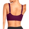Tempt Me Women Sports Bra Swim Crop Tops Only(Maroon)