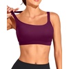 Tempt Me Women Sports Bra Swim Crop Tops Only(Maroon)