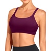 Tempt Me Women Sports Bra Swim Crop Tops Only(Maroon)