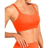 Tempt Me Women Sports Bra Swim Crop Tops Only(Neon Orange)