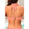 Women Halter Bikini Top Push Up Swimsuit Top Only(Pink)